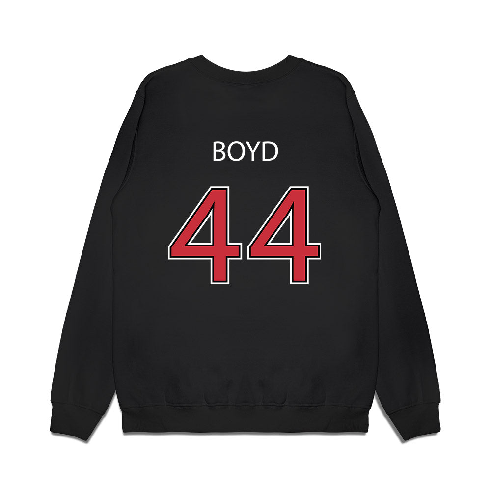 SDSU - NCAA Baseball : Reeve Boyd - Vintage Shersey Premium Crewneck Sweatshirt-1