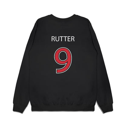 SDSU - NCAA Baseball : Drew Rutter - Vintage Shersey Premium Crewneck Sweatshirt-1