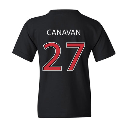 SDSU - NCAA Baseball : Chris Canavan - Vintage Shersey Youth T-Shirt-1