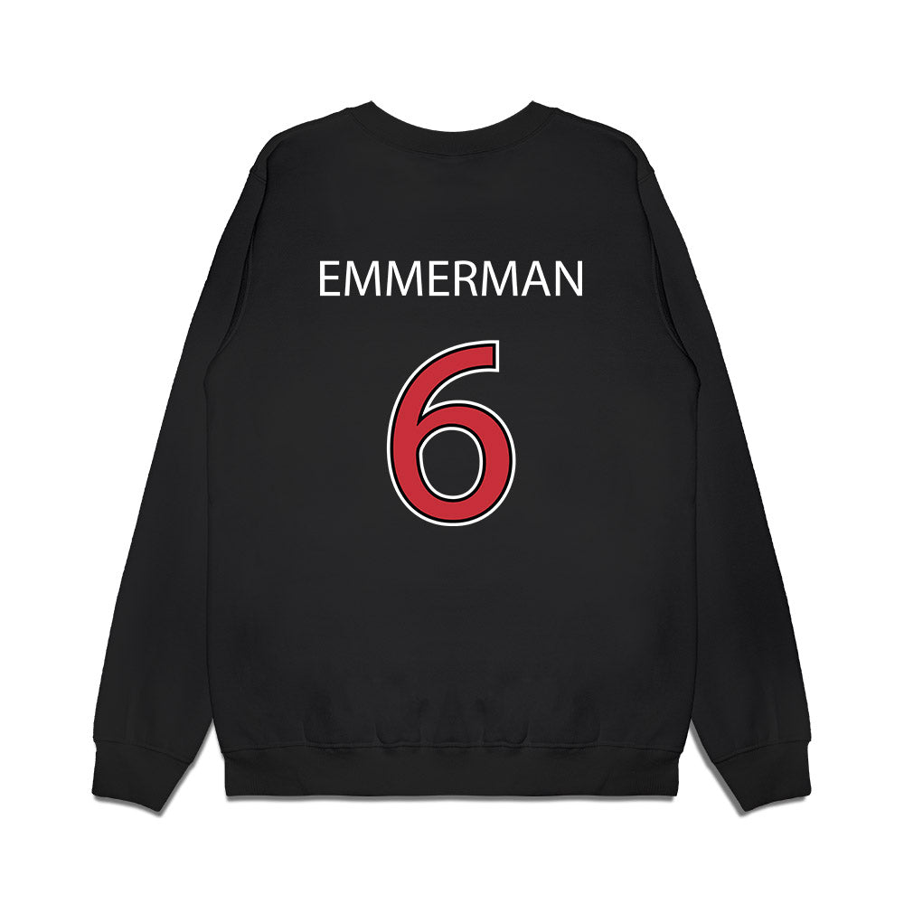 SDSU - NCAA Baseball : Marc Emmerman - Vintage Shersey Premium Crewneck Sweatshirt-1