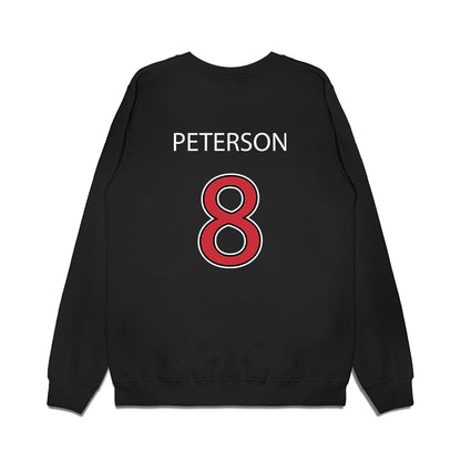 SDSU - NCAA Baseball : Tyce Peterson - Vintage Shersey Premium Crewneck Sweatshirt-1