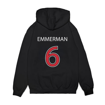 SDSU - NCAA Baseball : Marc Emmerman - Vintage Shersey Premium Hooded Sweatshirt-1