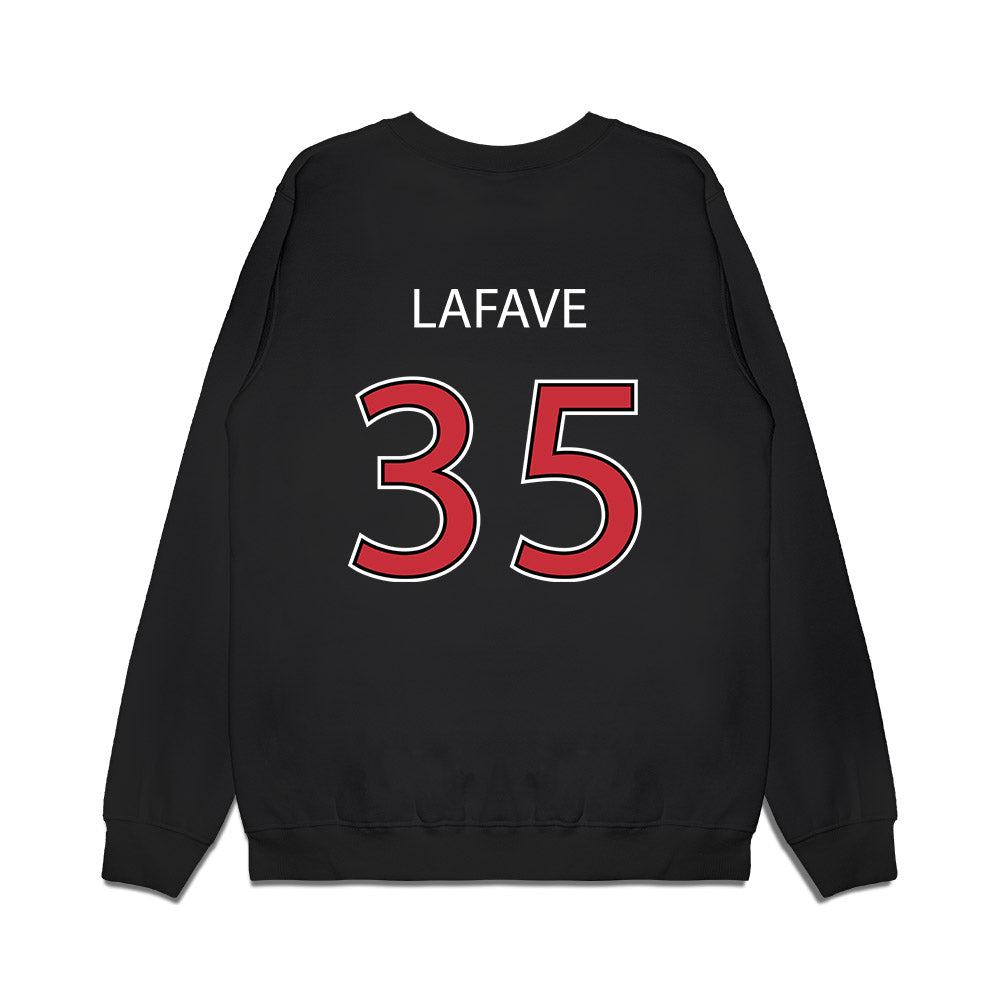 SDSU - NCAA Baseball : Colton Lafave - Vintage Shersey Premium Crewneck Sweatshirt-1