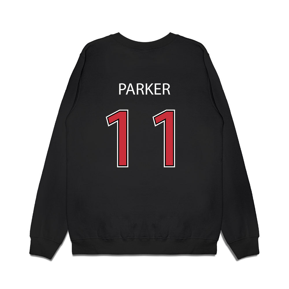 SDSU - NCAA Baseball : Andrew Parker - Vintage Shersey Premium Crewneck Sweatshirt-1