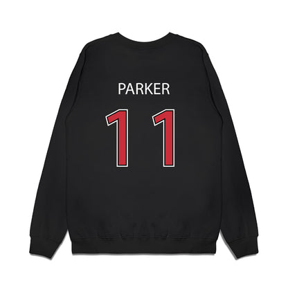 SDSU - NCAA Baseball : Andrew Parker - Vintage Shersey Premium Crewneck Sweatshirt-1