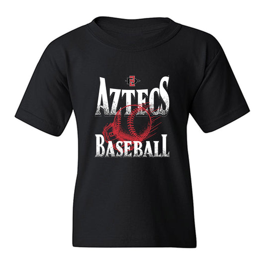 SDSU - NCAA Baseball : Chris Canavan - Vintage Shersey Youth T-Shirt-0