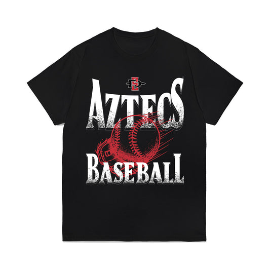 SDSU - NCAA Baseball : David Ladjevic - Vintage Shersey Comfort Colors T-Shirt-0