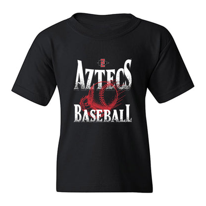 SDSU - NCAA Baseball : Nick Falla - Vintage Shersey Youth T-Shirt-0