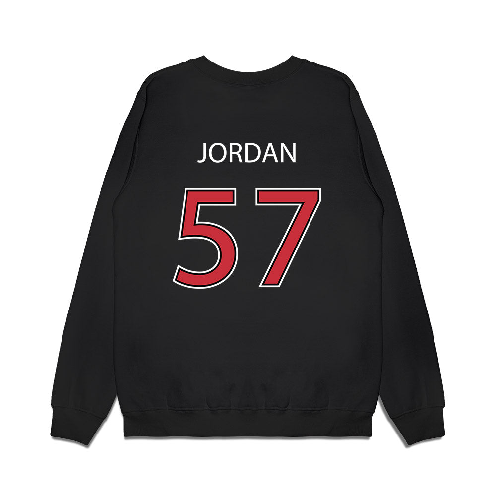 SDSU - NCAA Softball : Faith Jordan - Vintage Shersey Premium Crewneck Sweatshirt-1
