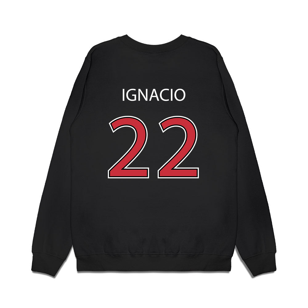 SDSU - NCAA Softball : Jade Ignacio - Vintage Shersey Premium Crewneck Sweatshirt-1