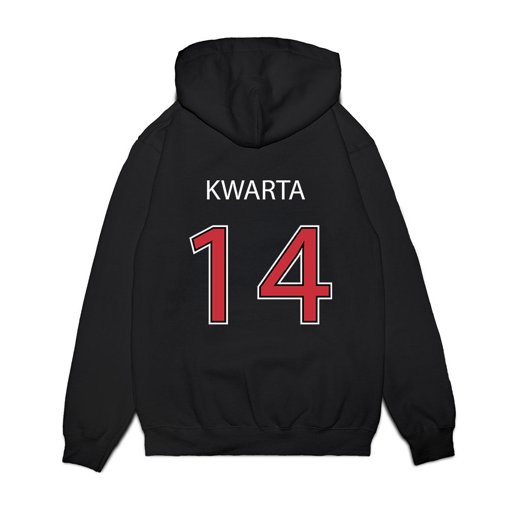 SDSU - NCAA Softball : Mattison Kwarta - Vintage Shersey Premium Hooded Sweatshirt-1