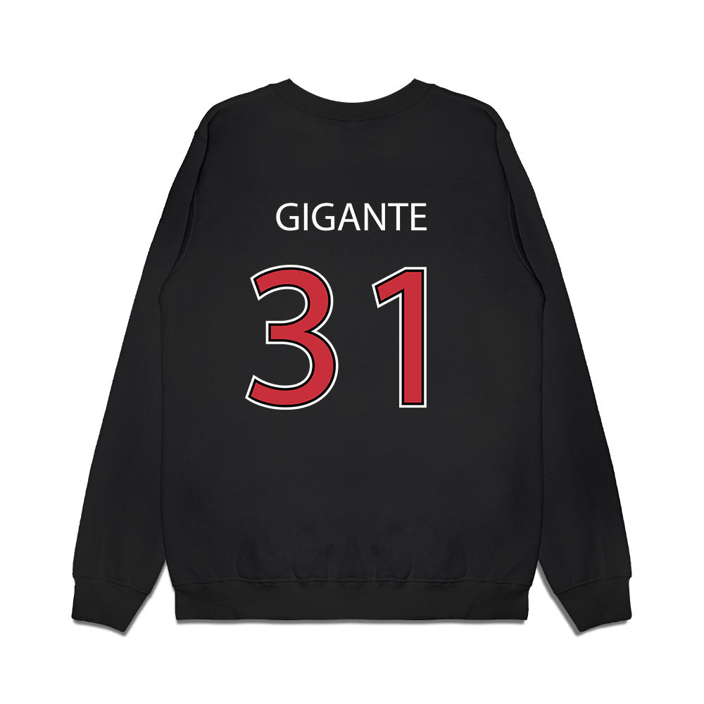 SDSU - NCAA Softball : Olivia Gigante - Vintage Shersey Premium Crewneck Sweatshirt-1