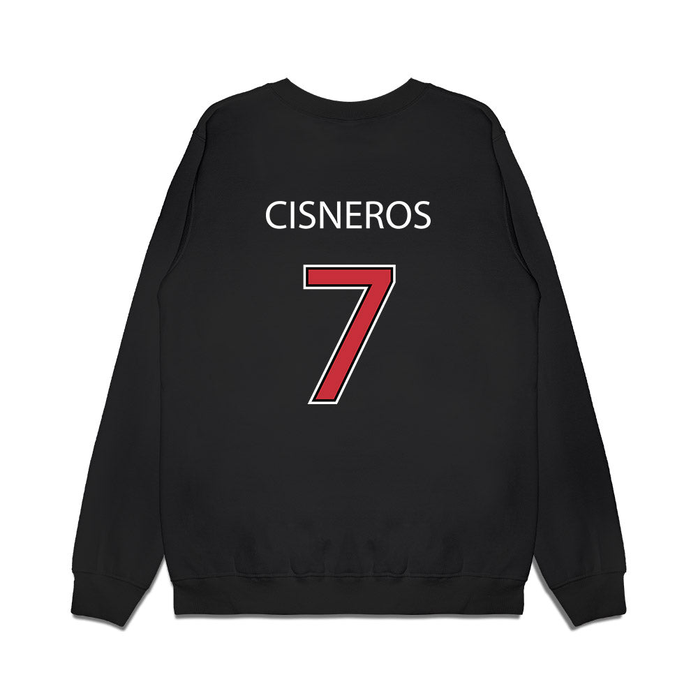 SDSU - NCAA Softball : Kiara Cisneros - Vintage Shersey Premium Crewneck Sweatshirt-1