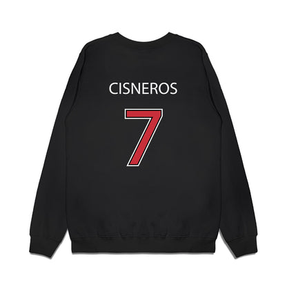 SDSU - NCAA Softball : Kiara Cisneros - Vintage Shersey Premium Crewneck Sweatshirt-1