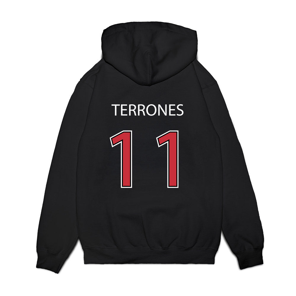 SDSU - NCAA Softball : Gabriella Terrones - Vintage Shersey Premium Hooded Sweatshirt-1