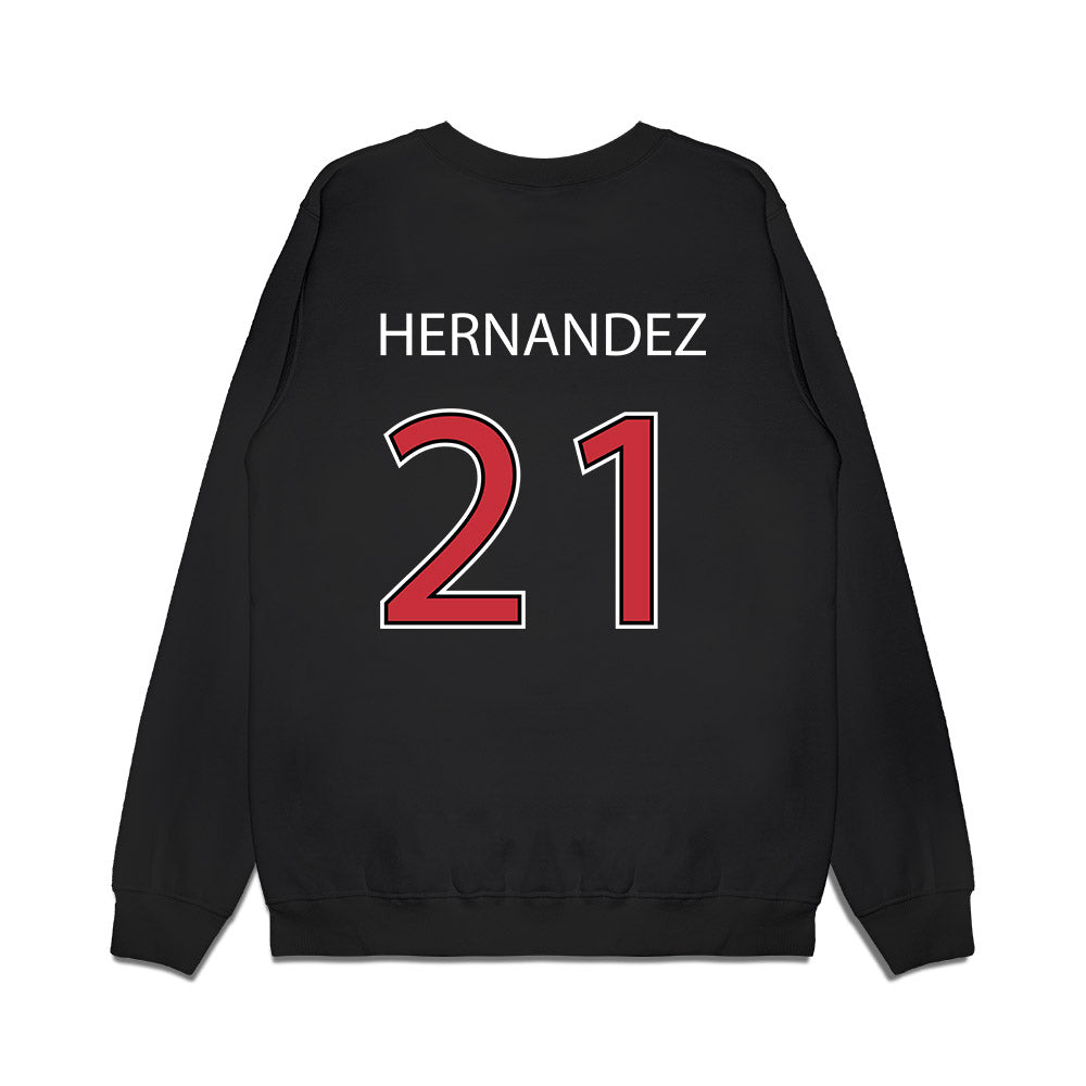SDSU - NCAA Softball : Jayleen Hernandez - Vintage Shersey Premium Crewneck Sweatshirt-1