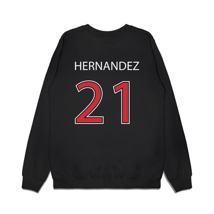 SDSU - NCAA Softball : Jayleen Hernandez - Vintage Shersey Premium Crewneck Sweatshirt-1