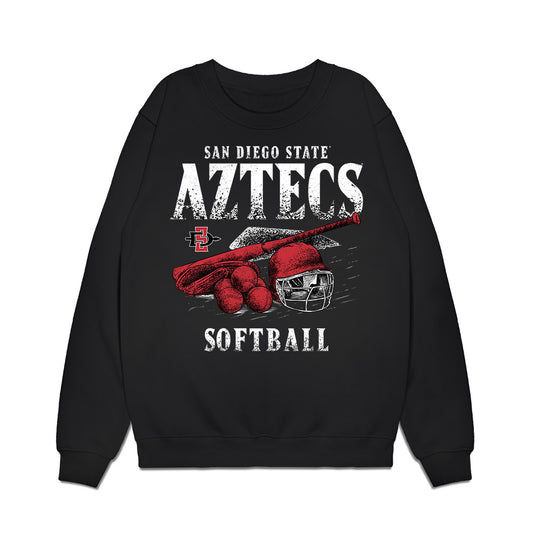 SDSU - NCAA Softball : Kiara Cisneros - Vintage Shersey Premium Crewneck Sweatshirt-0