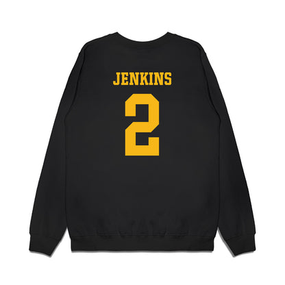 Idaho - NCAA Men's Basketball : Talon Jenkins - King Spud Premium Crewneck Sweatshirt-1