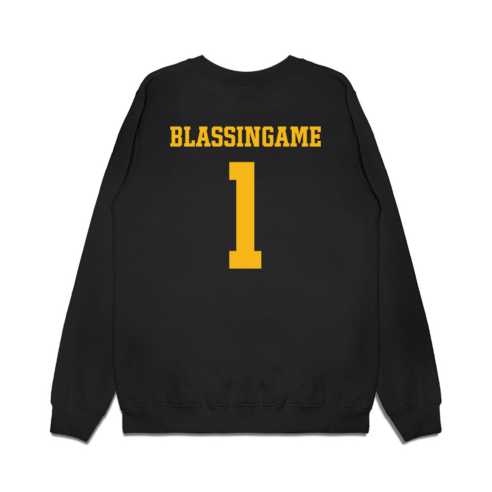 Idaho - NCAA Men's Basketball : Trevon Blassingame - King Spud Premium Crewneck Sweatshirt-1