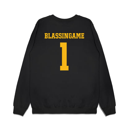 Idaho - NCAA Men's Basketball : Trevon Blassingame - King Spud Premium Crewneck Sweatshirt-1