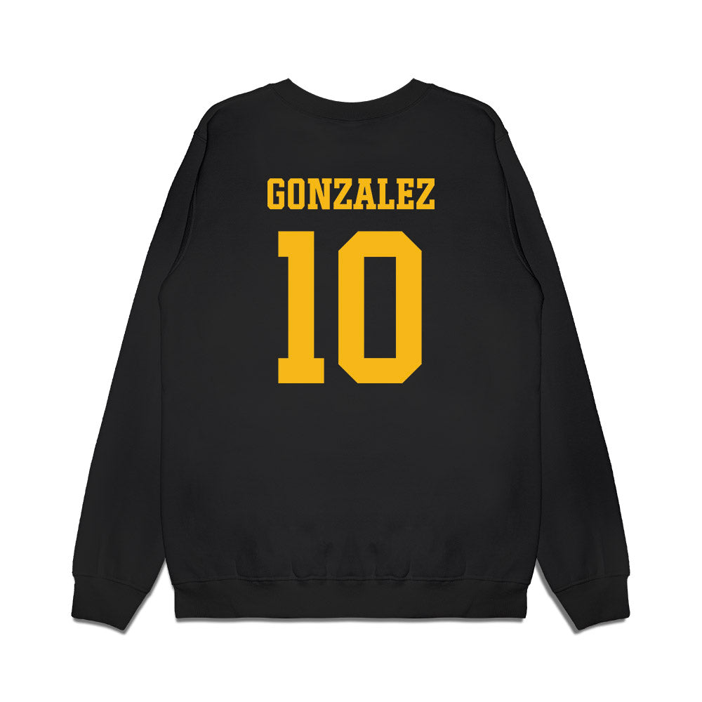 Idaho - NCAA Men's Basketball : Kristian Gonzalez - King Spud Premium Crewneck Sweatshirt-1