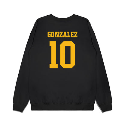 Idaho - NCAA Men's Basketball : Kristian Gonzalez - King Spud Premium Crewneck Sweatshirt-1