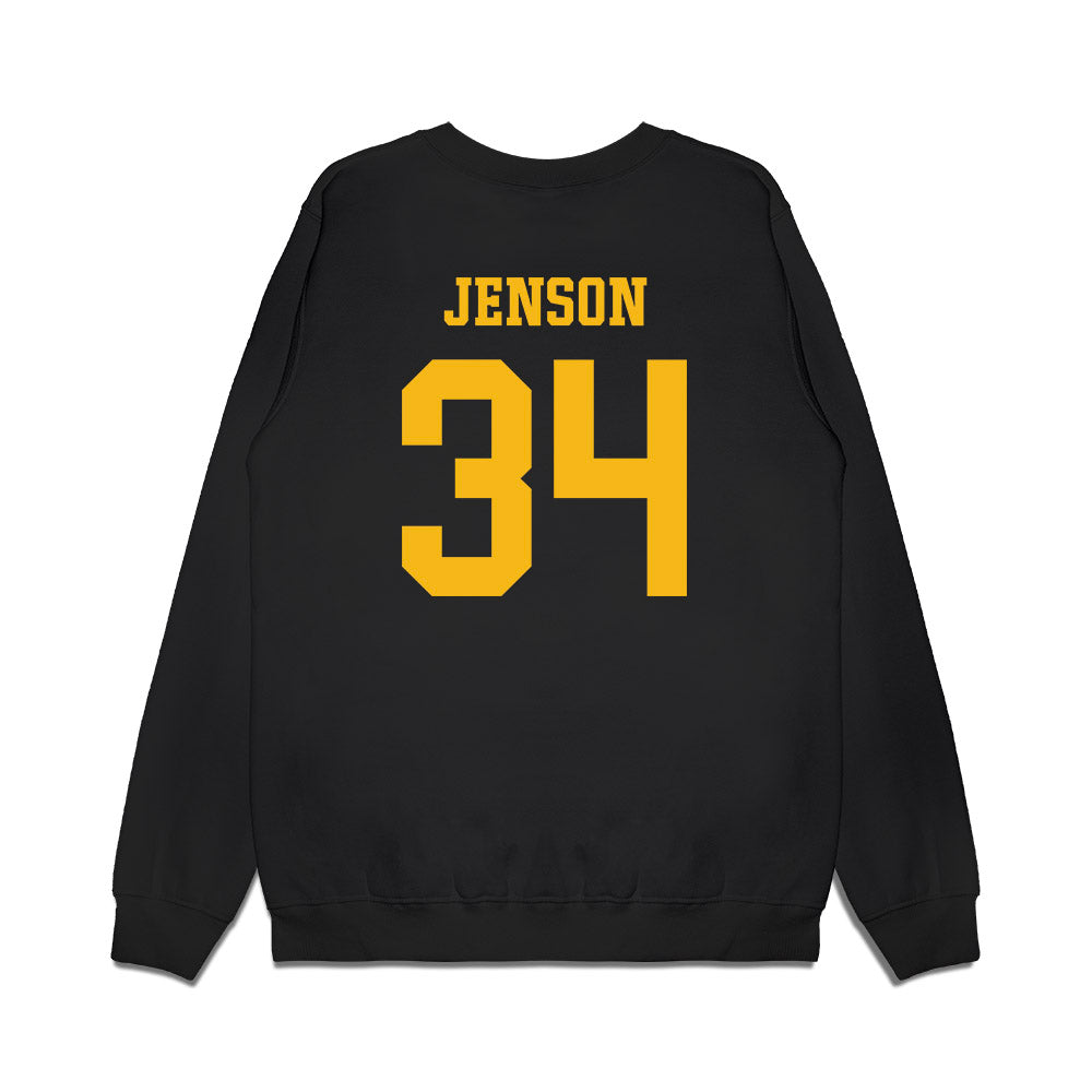 Idaho - NCAA Men's Basketball : Will Jenson - King Spud Premium Crewneck Sweatshirt-1