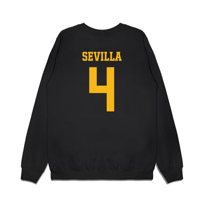 Idaho - NCAA Men's Basketball : Aidan Sevilla - King Spud Premium Crewneck Sweatshirt-1