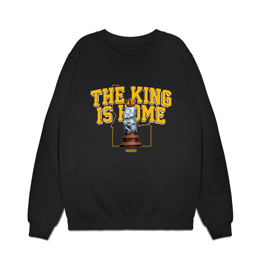 Idaho - NCAA Men's Basketball : Ewan Steele - King Spud Premium Crewneck Sweatshirt-0