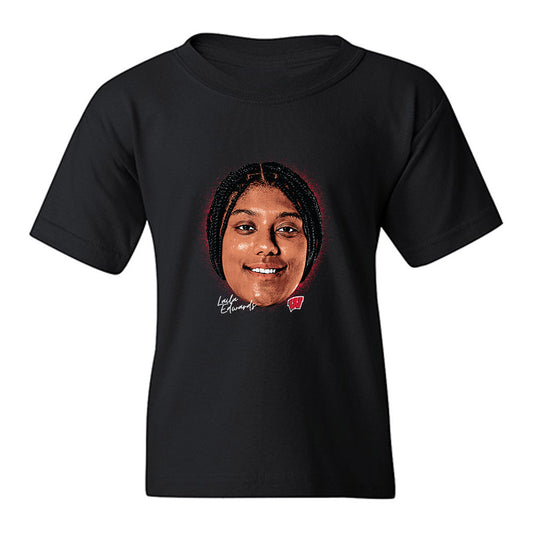 Wisconsin - NCAA Women's Ice Hockey : Laila Edwards - GameFace Youth T-Shirt-0