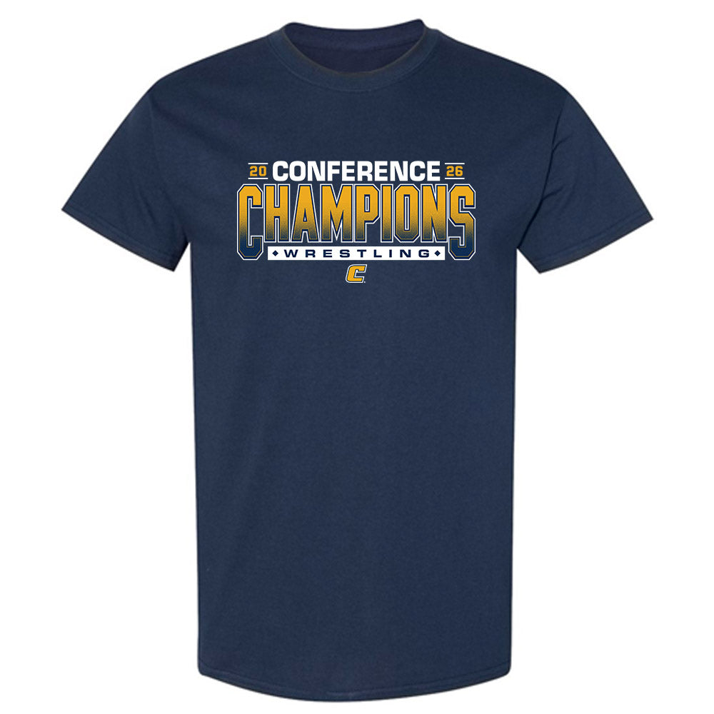 UTC - NCAA Wrestling : Elijah Lowe - Conference Champions T-Shirt-0