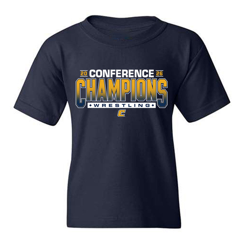 UTC - NCAA Wrestling : Brayden Leach - Conference Champions Youth T-Shirt-0