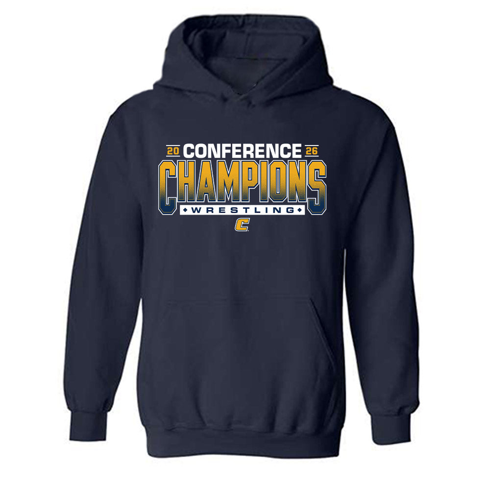UTC - NCAA Wrestling : cavarius Liddie - Conference Champions Hooded Sweatshirt-0