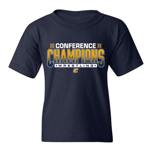 UTC - NCAA Wrestling : Elijah Lowe - Conference Champions Youth T-Shirt-0