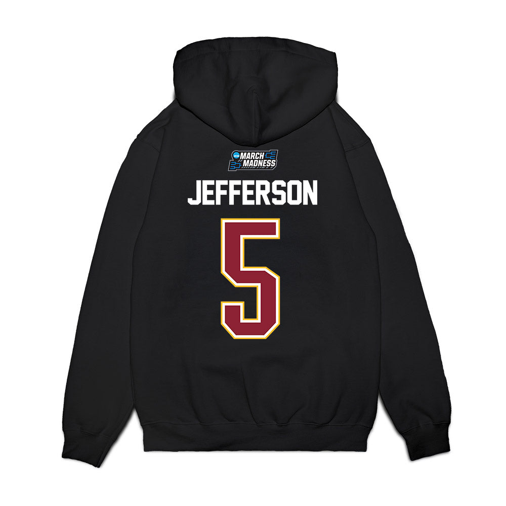 Iowa State - NCAA Men's Basketball : Joshua Jefferson - NCAA® March Madness® 2026 Premium Hooded Sweatshirt-1