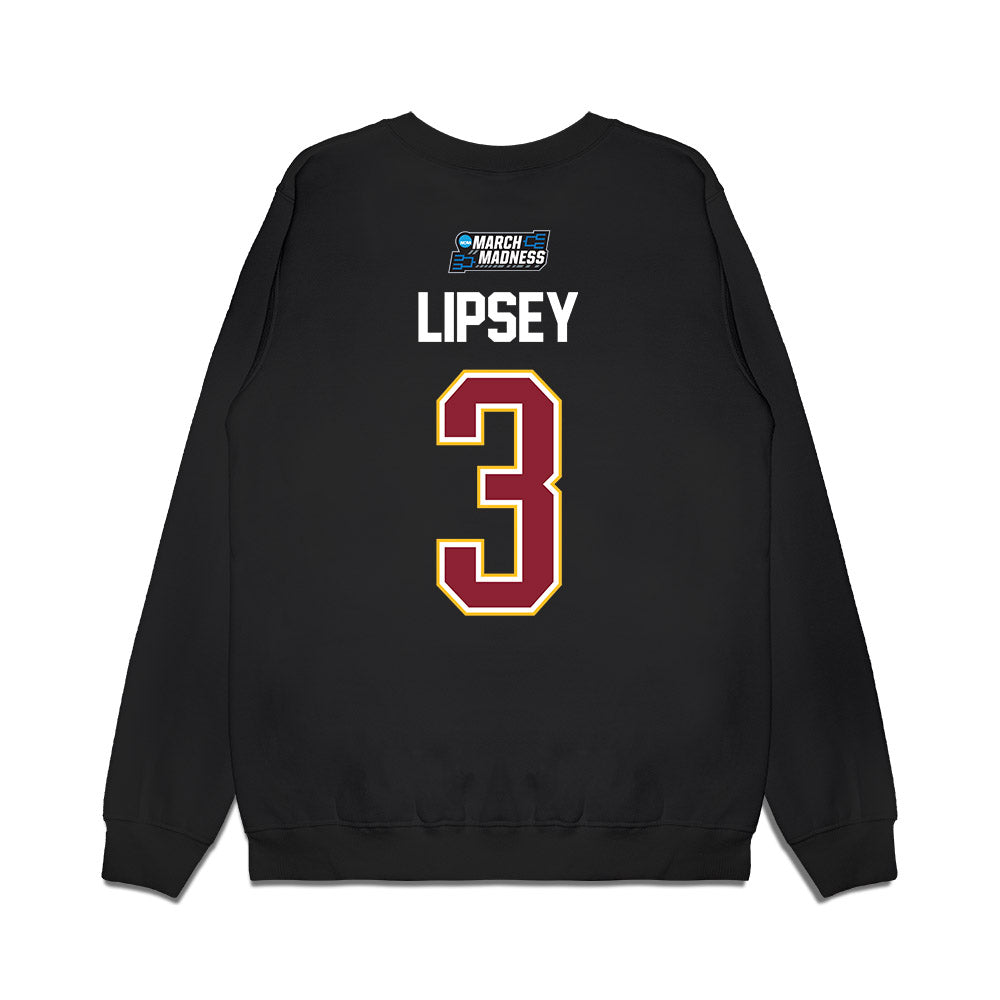 Iowa State - NCAA Men's Basketball : Tamin Lipsey - NCAA® March Madness® 2026 Premium Crewneck Sweatshirt-1