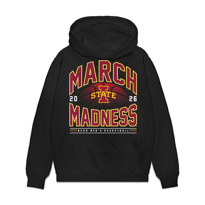Iowa State - NCAA Men's Basketball : Joshua Jefferson - NCAA® March Madness® 2026 Premium Hooded Sweatshirt-0