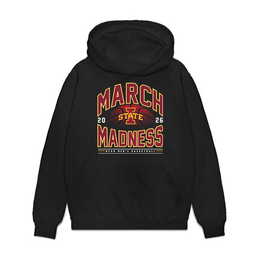 Iowa State - NCAA Men's Basketball : Anthony Rise - NCAA® March Madness® 2026 Premium Hooded Sweatshirt-0