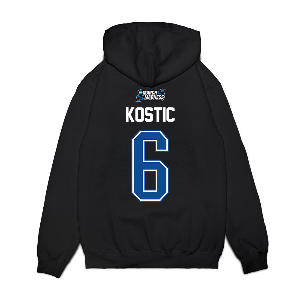 BYU - NCAA Men's Basketball : Aleksej Kostic - NCAA® March Madness® 2026 Premium Hooded Sweatshirt-1