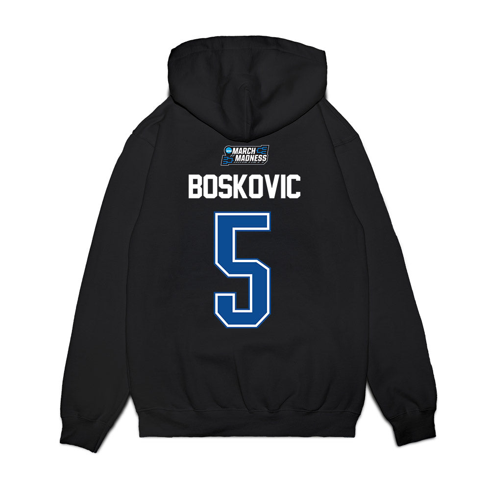 BYU - NCAA Men's Basketball : Mihailo Boskovic - NCAA® March Madness® 2026 Premium Hooded Sweatshirt-1