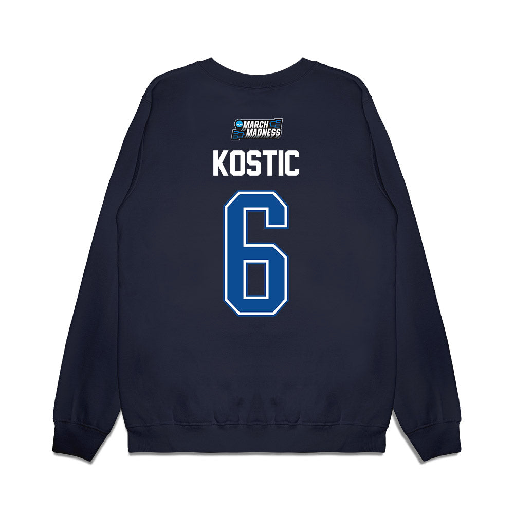 BYU - NCAA Men's Basketball : Aleksej Kostic - NCAA® March Madness® 2026 Premium Crewneck Sweatshirt-1