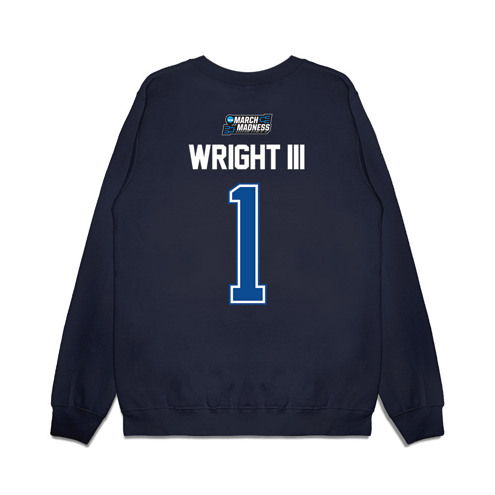 BYU - NCAA Men's Basketball : Robert Wright III - NCAA® March Madness® 2026 Premium Crewneck Sweatshirt-1