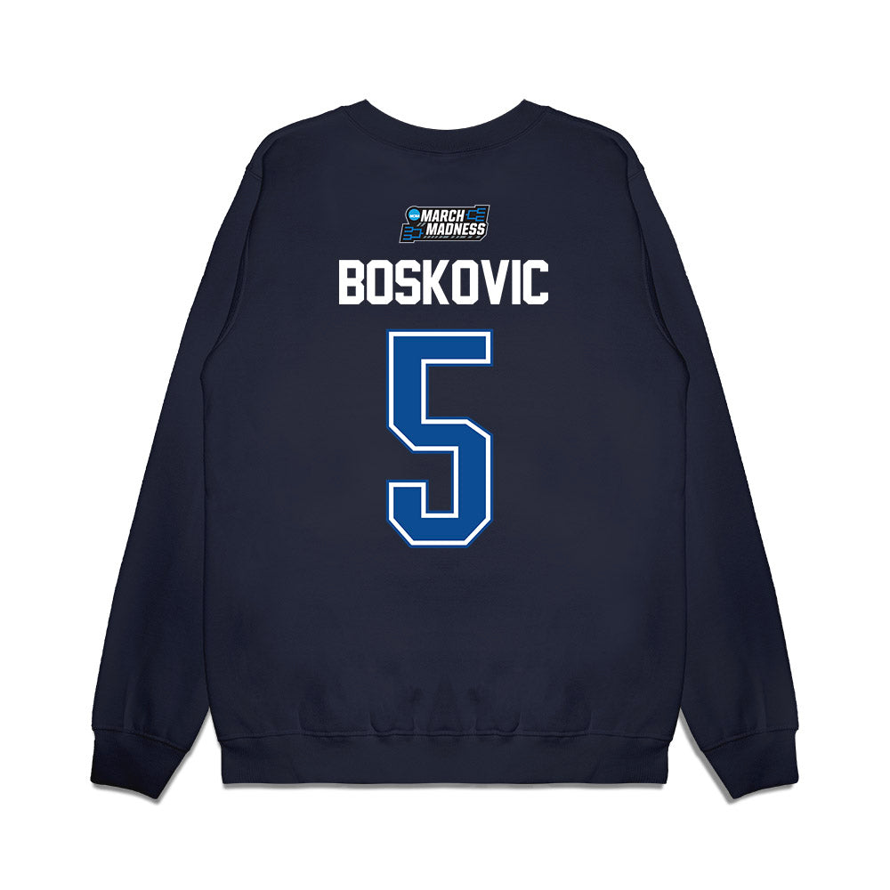 BYU - NCAA Men's Basketball : Mihailo Boskovic - NCAA® March Madness® 2026 Premium Crewneck Sweatshirt-1