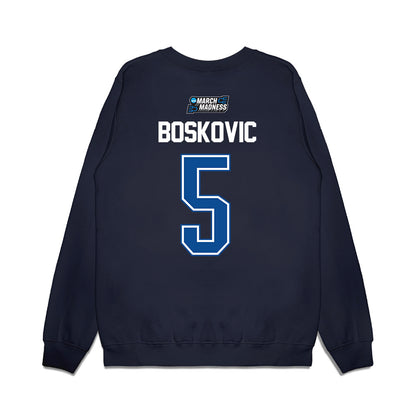 BYU - NCAA Men's Basketball : Mihailo Boskovic - NCAA® March Madness® 2026 Premium Crewneck Sweatshirt-1