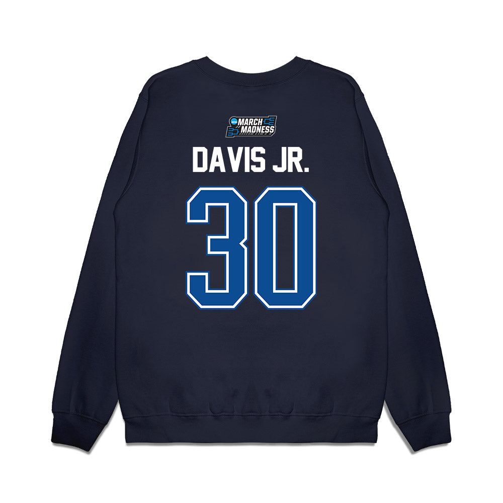 BYU - NCAA Men's Basketball : Kennard Davis Jr. - NCAA® March Madness® 2026 Premium Crewneck Sweatshirt-1