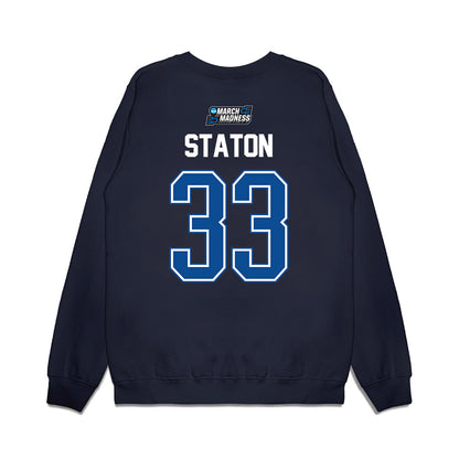 BYU - NCAA Men's Basketball : Xavion Staton - NCAA® March Madness® 2026 Premium Crewneck Sweatshirt-1