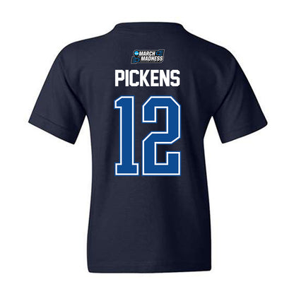 BYU - NCAA Men's Basketball : Nate Pickens - NCAA® March Madness® 2026 Youth T-Shirt-1