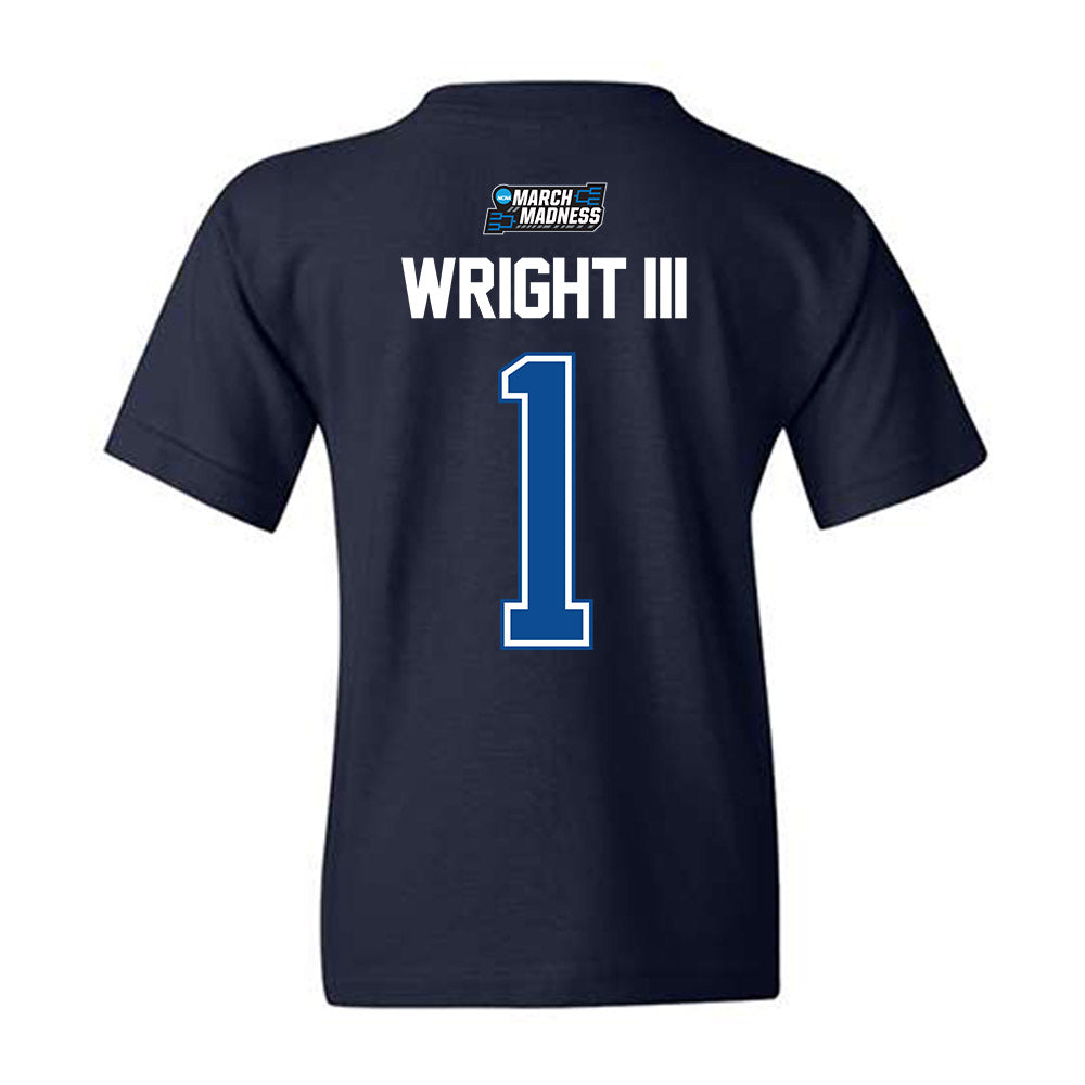 BYU - NCAA Men's Basketball : Robert Wright III - NCAA® March Madness® 2026 Youth T-Shirt-1