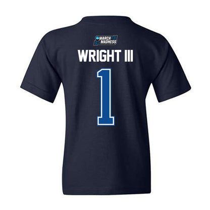 BYU - NCAA Men's Basketball : Robert Wright III - NCAA® March Madness® 2026 Youth T-Shirt-1